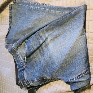 Lane Bryant Size 22 short boot cut jeans. High Rise. Tighter Tummy Technology